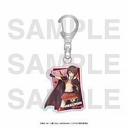 アニメ『この素晴らしい世界に祝福を！』ホロアクリルキーホルダー　描き下ろしイラスト「プロレスラー!」　めぐみん ◆アニメ『この素晴らしい世界に祝福を！』フェア特典対象