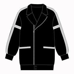 �z���b�� �p�[�J�[(�u���b�N) L �ysof001�z