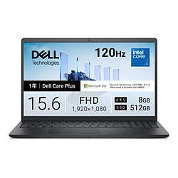 DELL(�f��) �m�[�g�p�\�R�� Dell 15(DC15250) �J�[�{���u���b�N ND25-GWM3BC �m15.6�^ /Windows11 Home /intel Core 3 /�������F8GB /SSD�F512GB /M365 (24����) or 