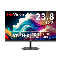 FEUVISION PC���j�^�[ �G���g���[�V���[�Y FSID24AF1 �u���b�N EW-FSID24AF1 �m23.8�^ /�t��HD(1920×1080) /���C�h /100Hz�n
