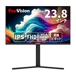 FEUVISION PC���j�^�[ �G���g���[�V���[�Y FSID24BF0A �u���b�N EW-FSID24BF0A �m23.8�^ /�t��HD(1920×1080) /���C�h /100Hz�n