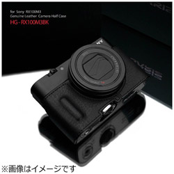 本革カメラケース 【ソニー RX100MIII/RX100MII/RX100用】（ブラック） HG-RX100M3BK