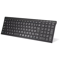 �i�K�Z�e�N�m�T�[�r�X �L�[�{�[�h (Android/iOS/Mac/Windows11�Ή�) �u���b�N IC-BK22-BK �m���C�����X /���{��z�� /�p���^�O���t�n