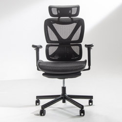 COFO チェア [W660ｘD680ｘH1150〜1260mm] Chair Pro ブラック FCC-100B