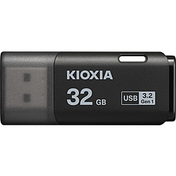 KIOXIA USB������ TransMemory U301(Mac/Windows11�Ή�) �u���b�N KUC-3A032GK �m32GB /USB TypeA /USB3.2 /�L���b�v���n