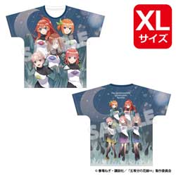 五等分の花嫁∽　グッズフェア　フルグラフィックTシャツXL ◆五等分の花嫁 Goods Fair 特典対象