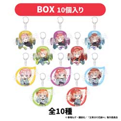 【セット販売】五等分の花嫁∽　グッズフェア　トレーディングアクリルキーホルダーコンプリートセット ◆五等分の花嫁 Goods Fair 特典対象