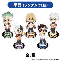 Dr.STONE×ビックカメラグループ グッズフェア 『SPORTS FESTIVAL』 【単品販売】ランダムミニキャラアクリルスタンド（全5種） ◆Dr.STONE グッズフェア 特典対象