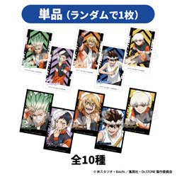 Dr.STONE×ビックカメラグループ グッズフェア 『SPORTS FESTIVAL』 【単品販売】ランダムブロマイド（全10種） ◆Dr.STONE グッズフェア 特典対象