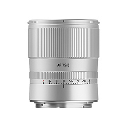 �������w TTArtisan AF 75mm f/2 �j�R��Z�}�E���g �V���o�[ TT-75F2AF-Z-S