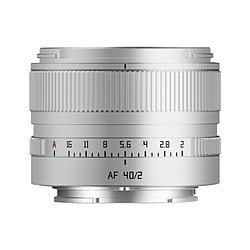 �������w TTArtisan AF 40mm f/2 �\�j�[E�}�E���g �V���o�[ TT-40F2AF-E-S