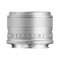 �������w TTArtisan AF 40mm f/2 L�}�E���g �V���o�[ TT-40F2AF-L-S