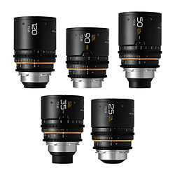 若明光学 DULENS APO Triassic Prime 25-120mm 5本セット シネマレンズ PLマウント DL-TP5SET-PL-B