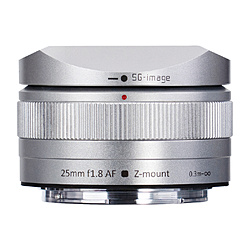 SG-image SG-image AF 25mm F1.8 Silver Limited �j�R��Z�}�E���g APS-C �m�j�R��Z /�P�œ_�����Y�n