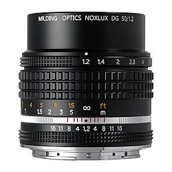 MR.DING Noxlux DG 50mm F1.2 ˥Zޥ ֥å Υ˥Z /ñ󥺡