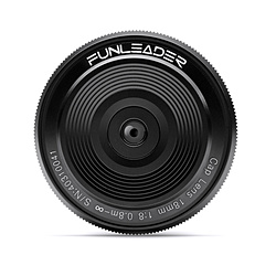 ボディキャップレンズ FUNLEADER CAPLENS 18mm f/8.0 富士フイルムＸ用   FL188X ［FUJIFILM X］