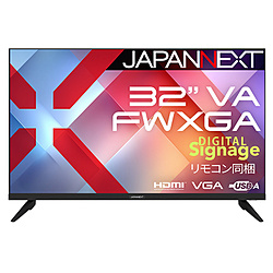 JAPANNEXT 32C` VApl FWXGA(1366x768)𑜓x tj^[ JN-V32FW-M HDMI VGA USBĐΉ TCl[W R y2Nۏ؁z JAPANNEXT JN-V32FW-M