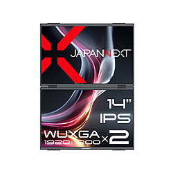 JAPANNEXT USB-Cڑ 2ʃoCj^[ JN-DMD-IPS14WX m14.0^ /WUXGA(1920×1200j /Ch /60Hzn
