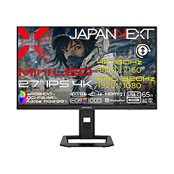 JAPANNEXT JN-IPSM27G1632UF-HSPC6 USB-C�ڑ� �Q�[�~���O���j�^�[ �m27�^ /4K(3840×2160�j /���C�h /320Hz�n