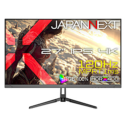 JAPANNEXT JN-i27G120U2 �Q�[�~���O���j�^�[ �m27�^ /4K(3840×2160�j /���C�h /120Hz�n