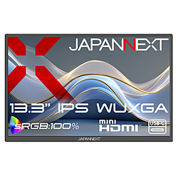 JAPANNEXT USB-C�ڑ� ���o�C�����j�^�[ JN-MD-IPS133WX �m13.3�^ /WUXGA(1920×1200�j /���C�h /60Hz�n