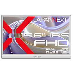 JAPANNEXT USB-C�ڑ� ���o�C�����j�^�[ �z���C�g JN-MD-IPS156F2-W �m15.6�^ /�t��HD(1920×1080) /���C�h /60Hz�n