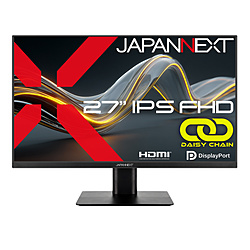 JAPANNEXT PC���j�^�[ JN-IPS27F-D �m27�^ /�t��HD(1920×1080) /���C�h /100Hz�n