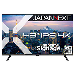 JAPANNEXT PCj^[ 5Nۏ JN-IPS43U-M-H5 m43^ /4K(3840×2160j /Ch /60Hzn
