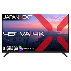 JAPANNEXT PC���j�^�[ 2�N�ۏ� JN-V43U �m43�^ /4K(3840×2160�j /���C�h /60Hz�n