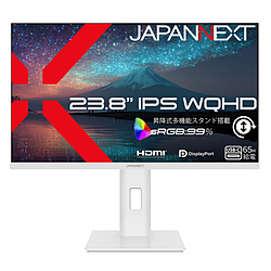 JAPANNEXT USB-C�ڑ� PC���j�^�[ �z���C�g JN-IPS238Q-HSPC6-W �m23.8�^ /WQHD(2560×1440�j /���C�h /75Hz�n