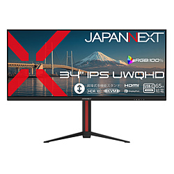 JAPANNEXT USB-C�ڑ� PC���j�^�[ JN-IPS34UQ2-HSC6 �m34�^ /UWQHD(3440×1440�j /���C�h /75Hz�n