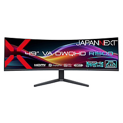 JAPANNEXT JN-49V165DQ-HSC9-L USB-C�ڑ� �Q�[�~���O���j�^�[ �m49�^ /Dual QHD(5120×1440�j /���C�h /�Ȗʌ^ /165Hz�n