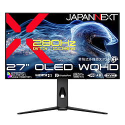 JAPANNEXT JN-OD27G280Q-HSPC6 USB-C�ڑ� �Q�[�~���O���j�^�[ �m27�^ /WQHD(2560×1440�j /���C�h /280Hz�n