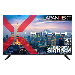 JAPANNEXT PC���j�^�[ 5�N�ۏ� JN-IPS49F-M-H5 �m49�^ /�t��HD(1920×1080) /���C�h /60Hz�n