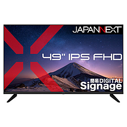 JAPANNEXT PC���j�^�[ 2�N�ۏ� JN-IPS49F-M �m49�^ /�t��HD(1920×1080) /���C�h /60Hz�n