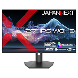 JAPANNEXT USB-C�ڑ� PC���j�^�[ JN-IPS27Q2-C6 �m27�^ /WQHD(2560×1440�j /���C�h /100Hz�n