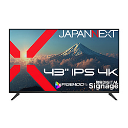 JAPANNEXT C���j�^�[ 2�N�ۏ� JN-IPS43U2-M �m43�^ /4K(3840×2160�j /���C�h /60Hz�n
