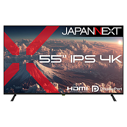 JAPANNEXT PC���j�^�[ 2�N�ۏ� JN-IPS55U �m55�^ /4K(3840×2160�j /���C�h /60Hz�n