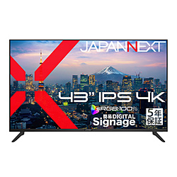 JAPANNEXT C���j�^�[ 5�N�ۏ� JN-IPS43U2-M-H5 �m43�^ /4K(3840×2160�j /���C�h /60Hz�n