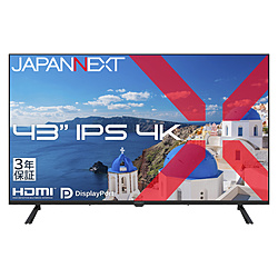 JAPANNEXT PC���j�^�[ 3�N�ۏ� JN-IPS43U-H3 �m43�^ /4K(3840×2160�j /���C�h /60Hz�n