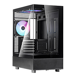 PC [Micro ATX /Mini-ITX] Lucid 04 ֥å SST-LD04-B-ARGB