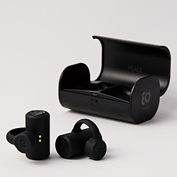 BoCo フルワイヤレスイヤホン earsopen ブラック PEACE-TW-1 ［リモコン・マイク対応 /骨伝導 /Bluetooth］