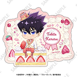 ブルーロック ぷちちょこステッカー【烏 旅人】ショートケーキver. ◆「ブルーロック」SPフェア特典対象