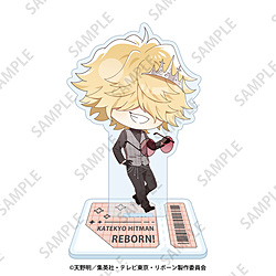 家庭教師ヒットマンREBORN! ぷちちょこ アクリルスタンド【ベルフェゴール】メガネ&スーツver. ◆「家庭教師ヒットマンREBORN!!」SPフェア特典対象