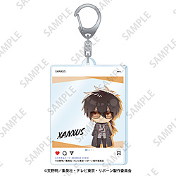 Reborn! Petit Choco Acrylic Keychain [XANXUS] Glasses & Suit Ver.