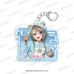 「ラブライブ！サンシャイン!!」アニメガソフマップ　先行販売フェア　アクリルキーホルダー【渡辺 曜】アニマル衣装 ◆ 「ラブライブ！サンシャイン!!」フェア特典対象
