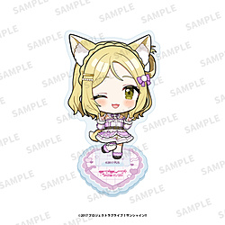 「ラブライブ！サンシャイン!!」アニメガソフマップ　先行販売フェア　ぷちちょこアクリルスタンド【小原 鞠莉】アニマル衣装 ◆ 「ラブライブ！サンシャイン!!」フェア特典対象