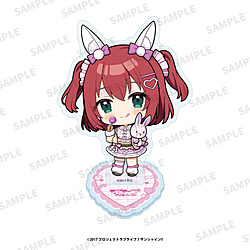 「ラブライブ！サンシャイン!!」アニメガソフマップ　先行販売フェア　ぷちちょこアクリルスタンド【黒澤 ルビィ】アニマル衣装 ◆ 「ラブライブ！サンシャイン!!」フェア特典対象