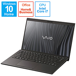 ノートパソコン VAIO Z(LTE) ブラック VJZ14190111B ［14.0型 /Windows10 Home /intel Core i7 /Office HomeandBusiness /メモリ：16GB /SSD：512GB /日本語版キーボード /2021年03月モデル］