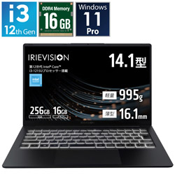 FFFSMARTLIFECONNECTE m[gp\R IRIEVISION  FFF-PC14B1BK-SP m14.1^ /Windows11 Pro /intel Core i3 /F16GB /SSDF256GB / /{ŃL[{[hn